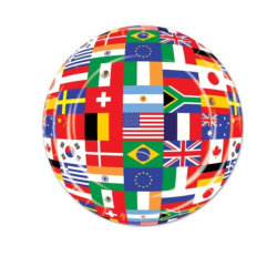 Partydeko in Flaggen Optik für viele Länder und Nationen online